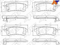 Колодки тормозные зад NISSAN PATROL Y62/ INFINITI QX56 07-13/ QX80 13-