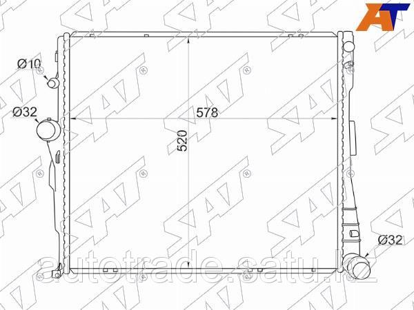 Радиатор BMW X3 06-10