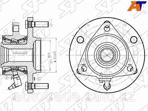 Ступичный узел перед INFINITI QX80/QX56 - фото 1 - id-p115803048