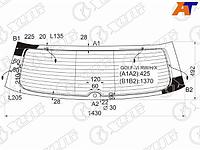 Стекло заднее (Цвет зеленый/ Обогрев/ Антенна) Volkswagen Golf 08-16