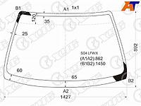 Стекло лобовое Honda Civic 95-00 / Civic EURO 95-01 / Domani 97-00 / Integra SJ 96-01 / Isuzu Gemini