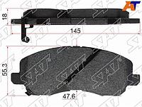 Колодки тормозные перед MITSUBISHI OUTLANDER 05-12/COLT CY2A 07-/LANCER CS5# 00-07