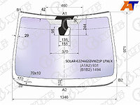 Стекло лобовое (Атермальное/ Молдинг) Opel Astra 09-15