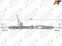 Рейка рулевая FORD MONDEO IV 07-14