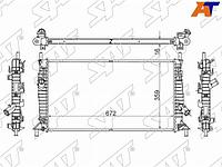 Радиатор Ford Focus 04-11 / Mazda 3 03-09 / Axela 03-09 / Ford C-MAX 03-10 / Volvo C30 06-13 / S40 0