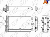 Радиатор отопителя салона VOLKSWAGEN TRANSPORTER T4 90- (дополнительный)(трубчатый)