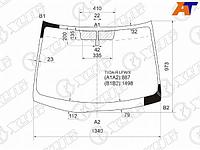 Стекло лобовое Nissan Tiida 04-14 / Tiida Latio 04-12 / Versa 06-12