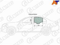 Стекло боковое опускное (Сзади/ Слева/ Цвет зеленый) Chevrolet Epica 06-13 / Daewoo Tosca 06-11