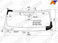 Стекло лобовое (Датчик дождя) Jeep Cherokee 07-14 / Liberty 07-12