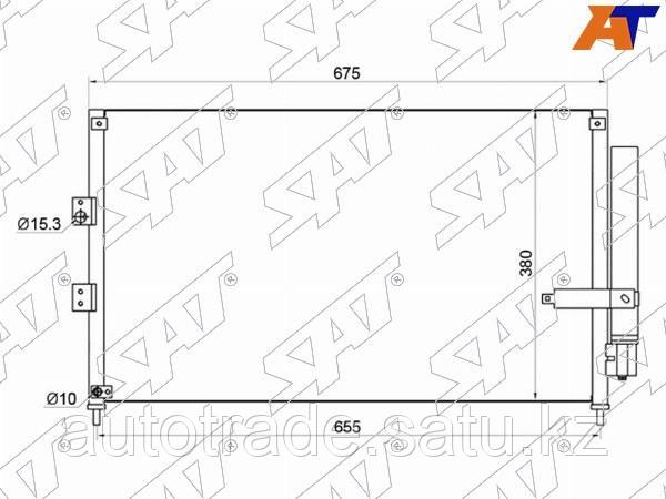 Радиатор кондиционера Honda Civic 05-12 / Civic USA 05-08 - фото 1 - id-p115819904