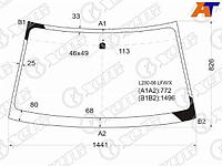 Стекло лобовое Mitsubishi L200 07-16 / Pajero Sport 08-17 / Montero Sport 96-00 / Triton 06-11