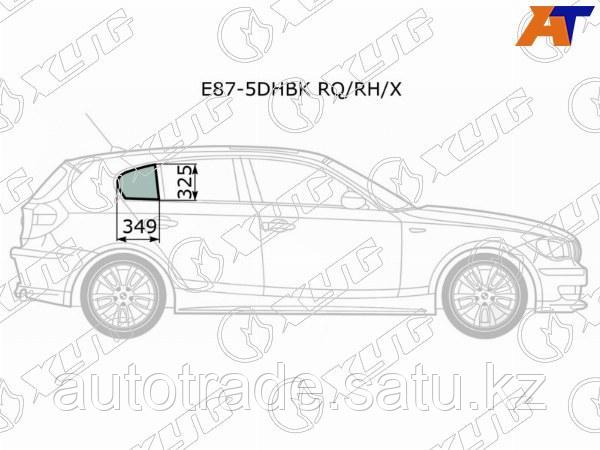 Стекло форточки (уголок) задней правой двери BMW 1-SERIES E87 5D 04-11 - фото 1 - id-p115832866