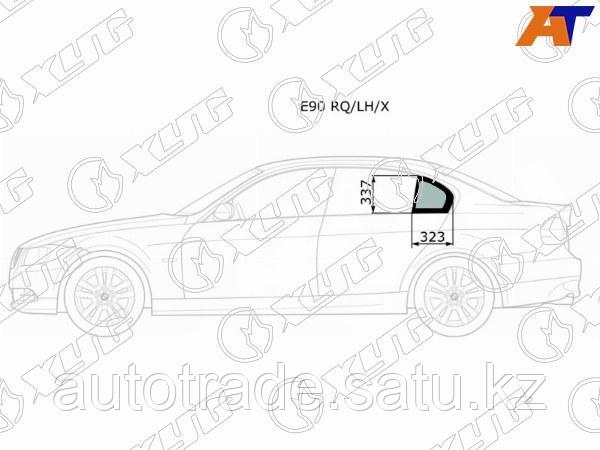 Стекло форточки (уголок) задней левой двери BMW 3 SERIES E90 4D 05-11 - фото 1 - id-p115832875