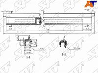 Молдинг лобового стекла (Сверху) Audi A4 94-01 / S4 97-01