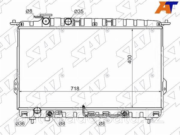 Радиатор Hyundai Sonata 98-13 / Kia Optima 00-05 / Hyundai XG 98-05 / Kia Magentis 00-06 - фото 1 - id-p115794206