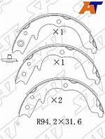 Колодки ручного тормоза MITSUBISHI OUTLANDER 06-12/PEUGEOT 4007 07-/CITROEN C-CROSSER 07-