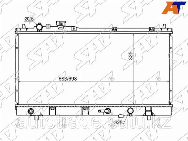 Радиатор Mazda 323 98-03 / Familia 98-08 / Familia S-Wagon 98-04 / Protеgе 98-04 - фото 1 - id-p115794241