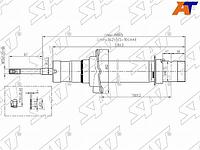 Стойка передняя HONDA CRV 95-01 LH=RH