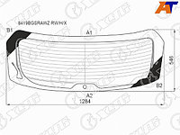 Стекло заднее (Цвет зеленый/ Обогрев/ Антенна/ Молдинг) Lexus NX200 14-21 / NX200t 14-17 / NX300 17-