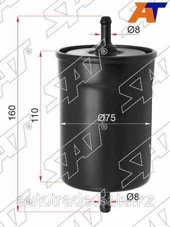 Фильтр топливный AUDI A4 94-01/A6 97-05/VW GOLF 91-99/PASSAT 88-05/FORD GALAXY 95-06 - фото 1 - id-p115797263