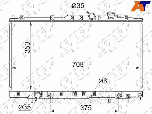 Радиатор Chrysler Sebring 00-06 / Dodge Stratus 00-06 / Mitsubishi Eclipse 99-06