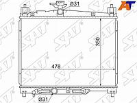 Радиатор Toyota Vitz 99-05 / Echo 99-05 / Platz 99-05 / Yaris 99-05