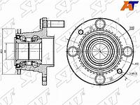 Ступичный узел задн. MAZDA FAMILIA/323 BJ5P 98-