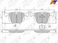 Колодки тормозные зад BMW 5 E39 98-03/3 E46 03-/X3 E83 04-10/X5 E53 01-06