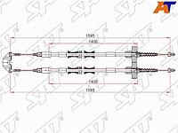 Трос ручного тормоза OPEL ASTRA G RH/LH 00-03