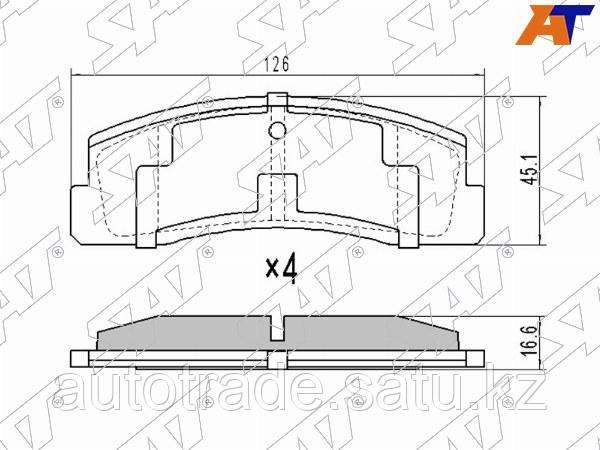 Колодки тормозные перед CHEVROLET NIVA 02-/LADA NIVA 2120/2121/2123/2129/2131 - фото 1 - id-p115799586