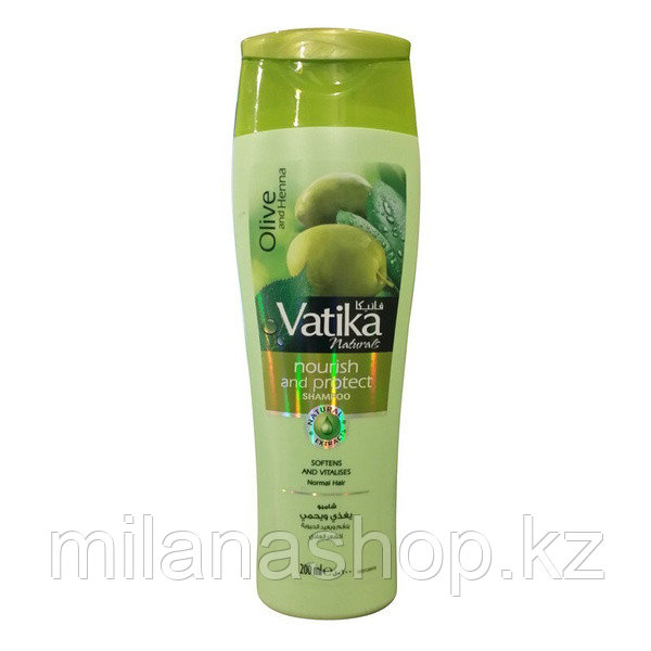 Vatika Olive and Henna - Шампунь Ватика с Оливой и хной 200 мл