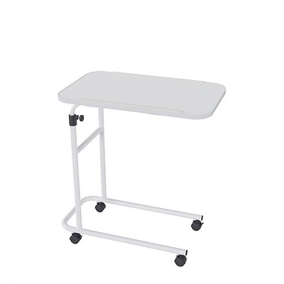Стол (SP)(Прикроватный, На колёсах, Регулировка высоты и наклона) Стандарт, Белый