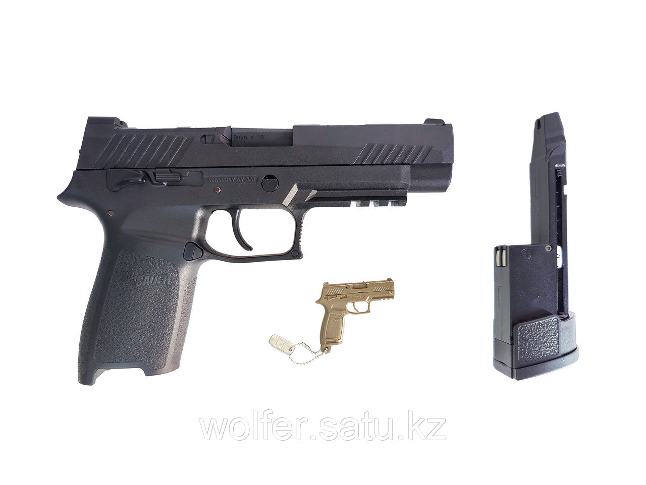 Пистолет SIG Sauer p320-m17 металл+нейлон. Орбизный пистолет Сиг п320 железный-нейлоновый - фото 5 - id-p115952331