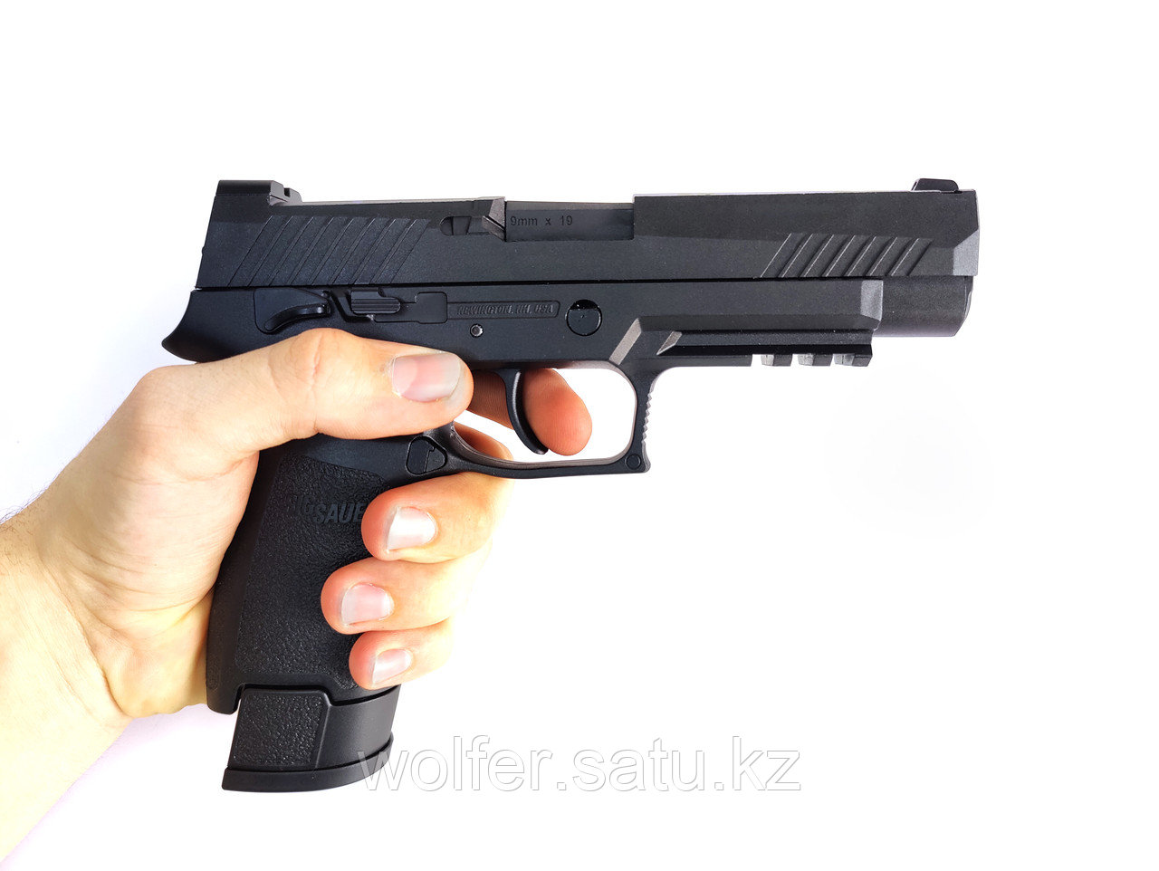 Пистолет SIG Sauer p320-m17 металл+нейлон. Орбизный пистолет Сиг п320 железный-нейлоновый - фото 7 - id-p115952331