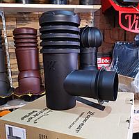 Вентиляционный выход боковой SideVent Ø110 мм Чёрный RAL 9005