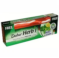 Dabur Herb I - Зубная паста с щеткой Ментол и Лимон