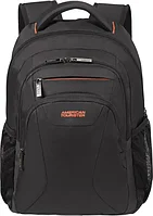 Рюкзак для ноутбука черный текстильный Plecak American Tourister Work14.1" czarno-pomaraczowy (33G-39-001)