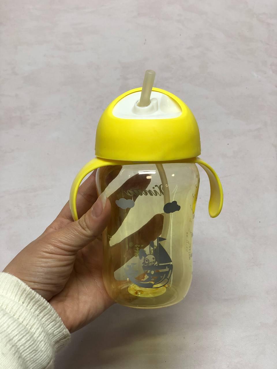 Детская бутылочка 300 мл с мерными делениями (желтая) - фото 8 - id-p35899981