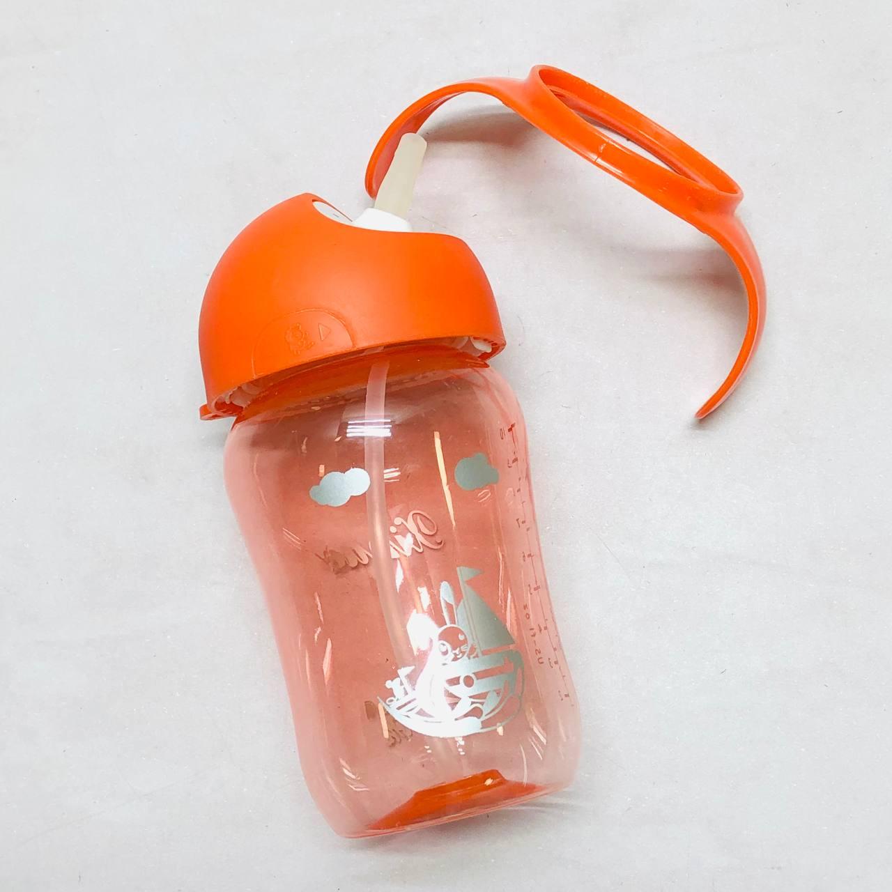 Детская бутылочка 300 мл с мерными делениями (оранжевая) - фото 4 - id-p35900016