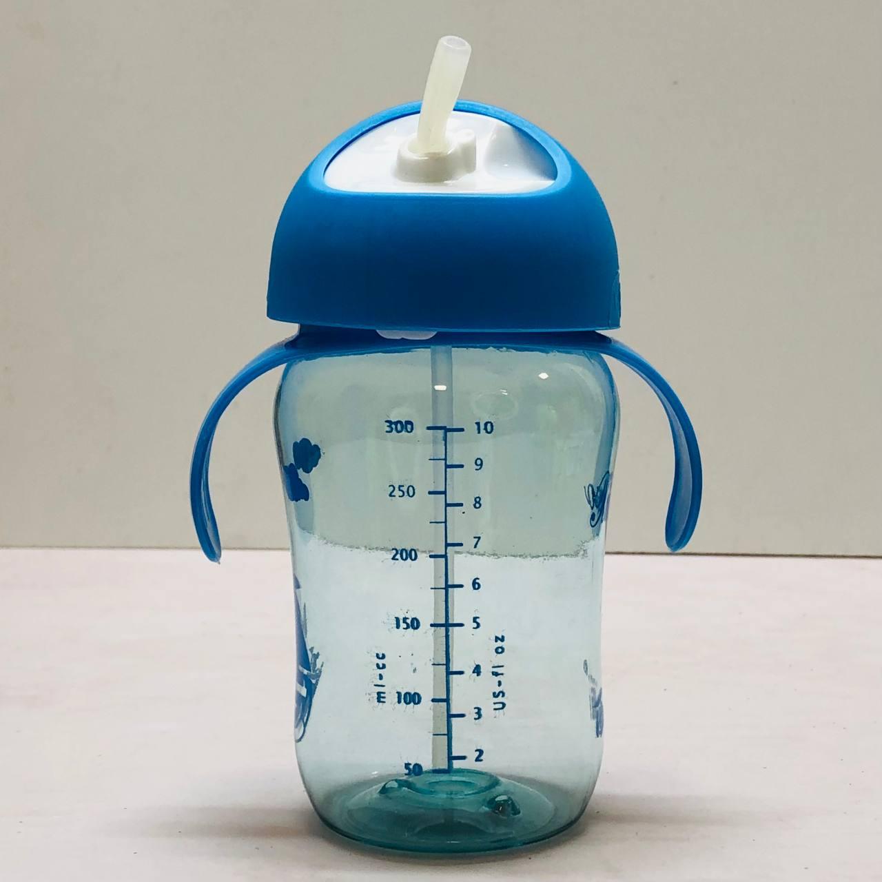 Детская бутылочка 300 мл с мерными делениями (голубая) - фото 3 - id-p35900262