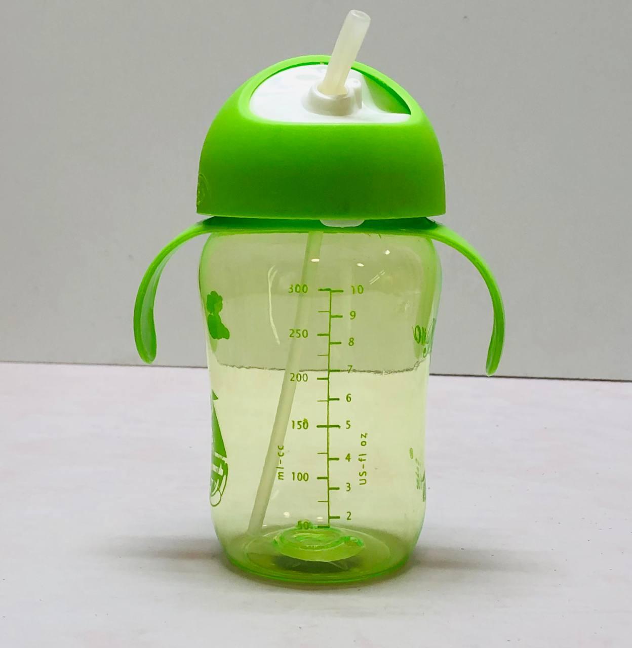 Детская бутылочка 300 мл с мерными делениями (зеленая) - фото 5 - id-p35900001