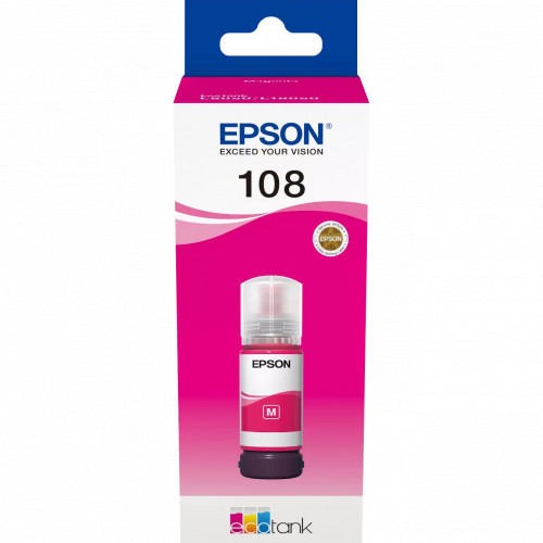 Epson T09C 108 с пурпурными чернилами для L8050/L18050 70 мл струйный картридж (C13T09C34A) - фото 2 - id-p108830665
