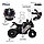 PITUSO Электромотоцикл 6188, 6V/4,5Ah*2, возд.колеса, 87*41*51см, Black / Черный, фото 8