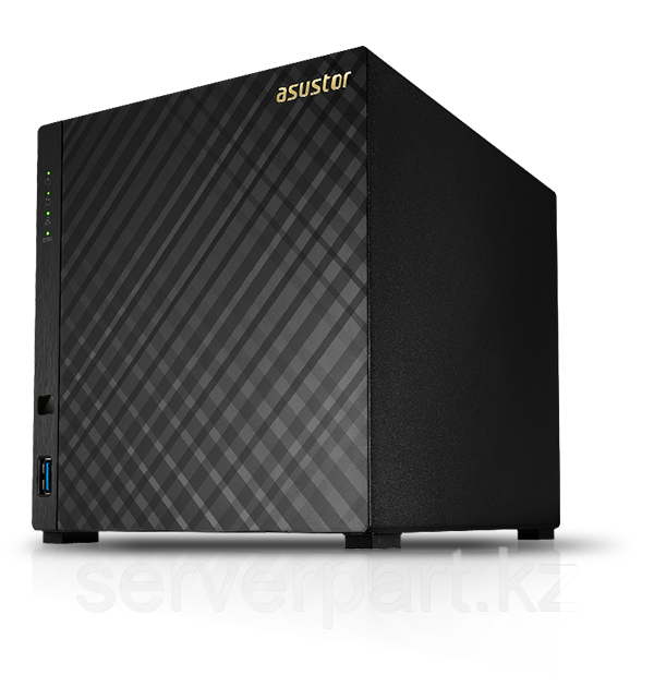 Сетевой накопитель NAS Asustor Drivestor Pro AS3204Tv2, 4LFF, RAID 0,1,5,6,JBOD, 2GB, 2x1GbE, 3xUSB 3.2, 90W