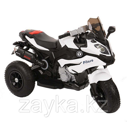 PITUSO Электромотоцикл HLX2018/2, 12V/7Ah*1,колеса надув.,108х46х76 см, White/Белый (музыка,свет)