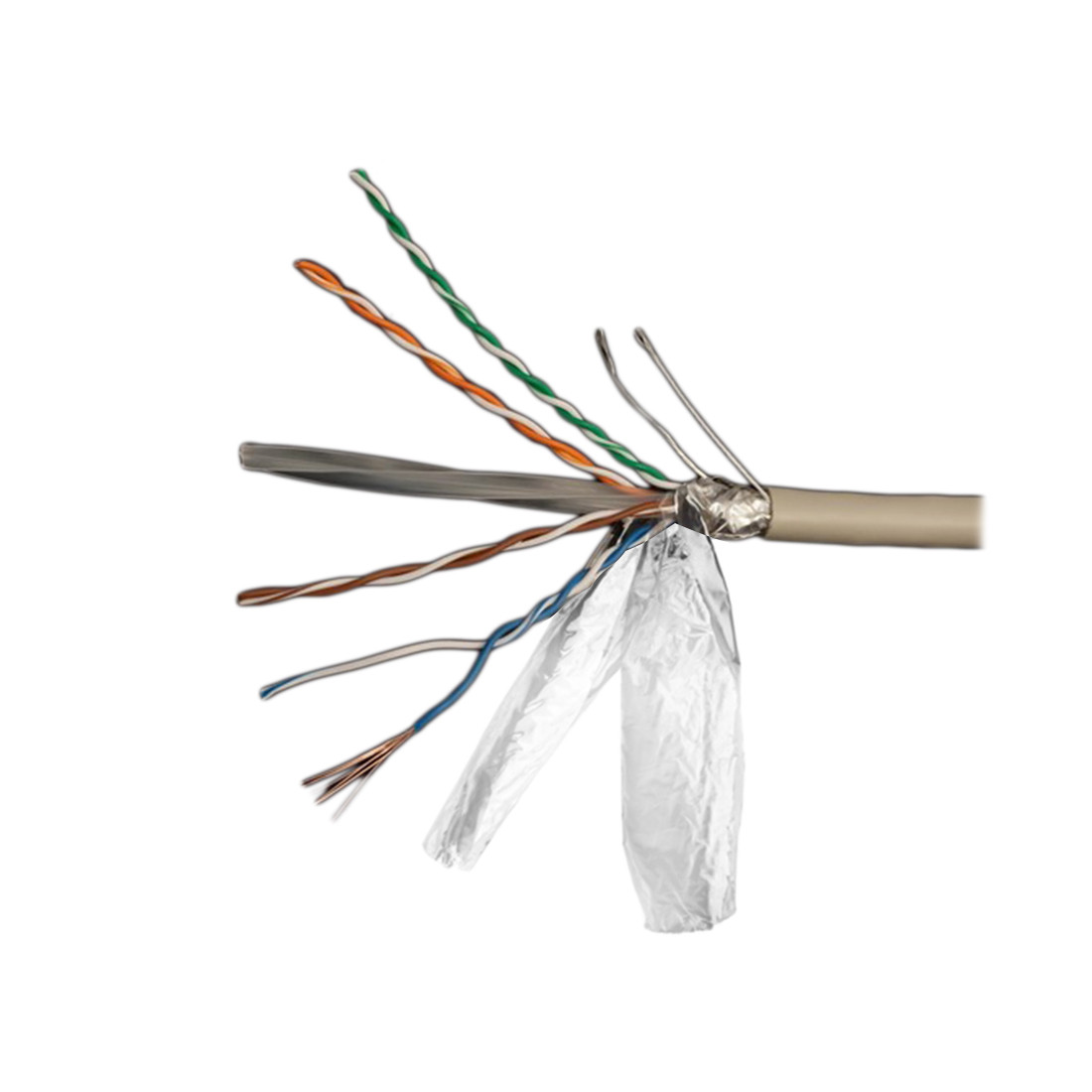 Сетевой кабель Cat.6 FTP, длина 30 м, PVC изоляция, модель D175S-P, бренд SHIP - фото 1 - id-p115783421