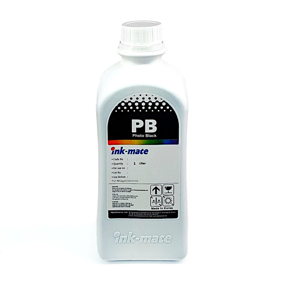 Чернила водорастворимые Ink-Mate HIMB-9860 Photo Black для HP Designjet T120/T520/T610/T620/T770/T790 1000мл