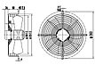 Вентилятор осевой MaEr Micro-motor YDWF68L35P4-300, 1800 м3/час, фото 3