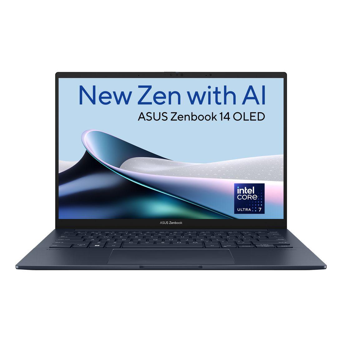 ASUS Zenbook 14 OLED Laptop Intel Core Ultra 7 155H/16GB/1TB SSD/Intel Arc Graphics/14-inch 3K (2880 x 1800) - фото 1 - id-p115963502