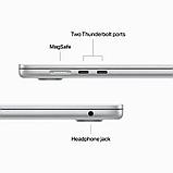 Apple MacBook Air 15-inch Apple M2 chip 8-core CPU/10-core GPU/256GB - Silver (English/Arabic), фото 4